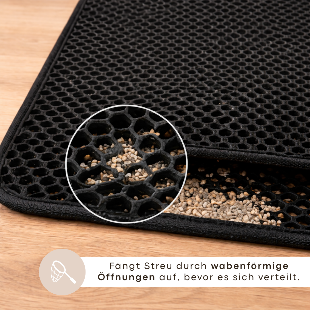 Cleanello - Doppellagige Katzenstreumatte