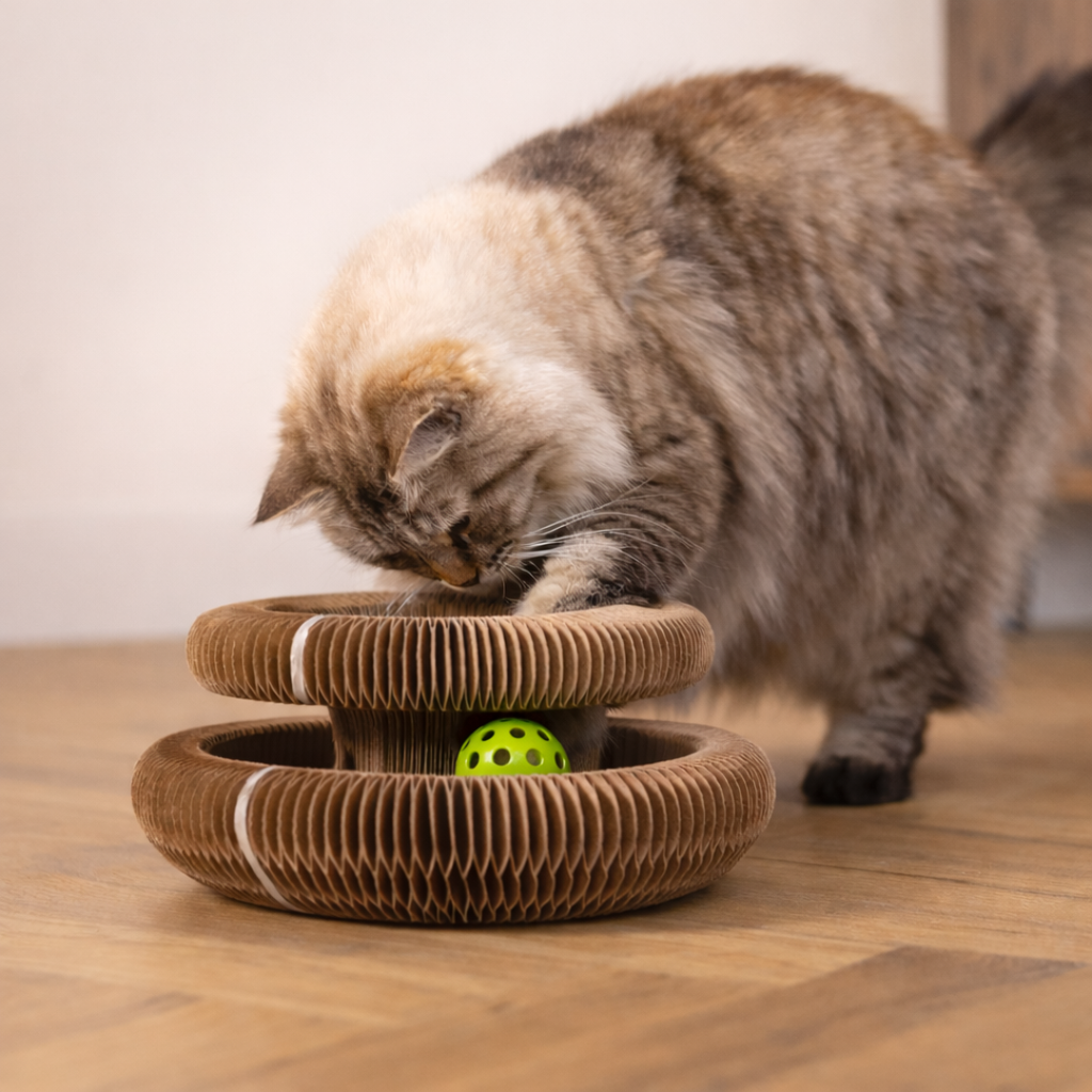 Wirbelino - Kratzkreisel mit Kugelbahn