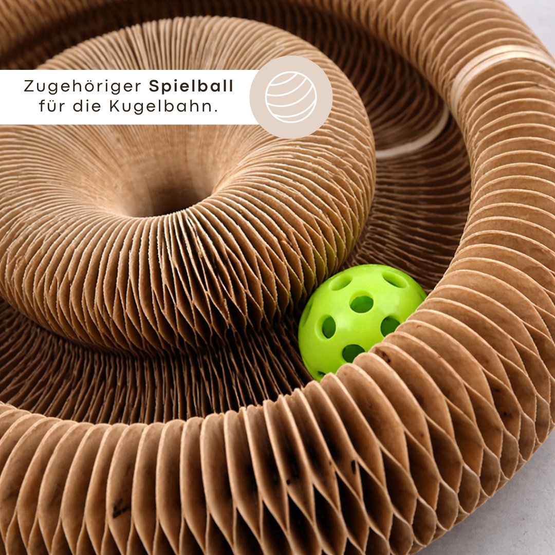 Wirbelino - Kratzkreisel mit Kugelbahn