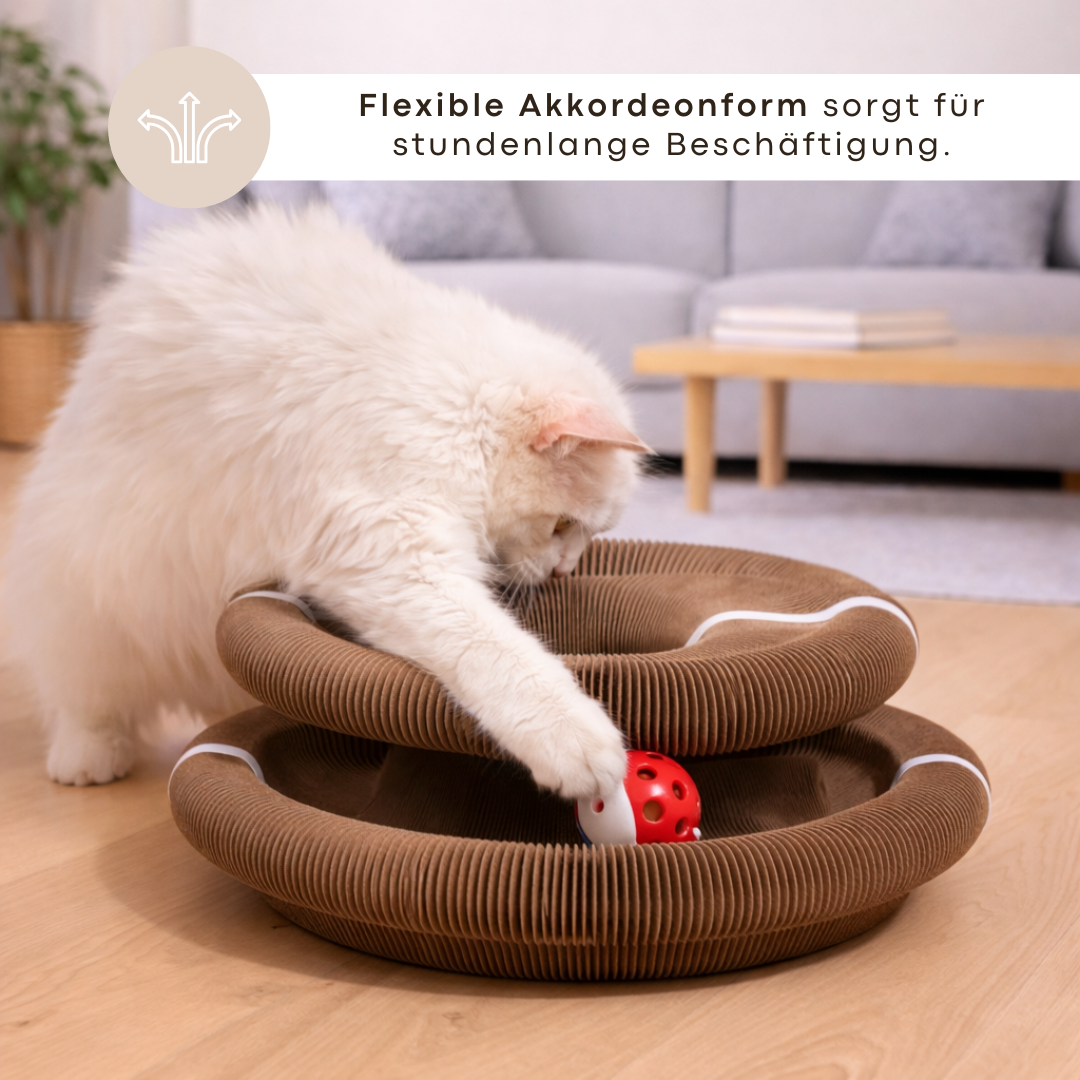 Wirbelino - Kratzkreisel mit Kugelbahn