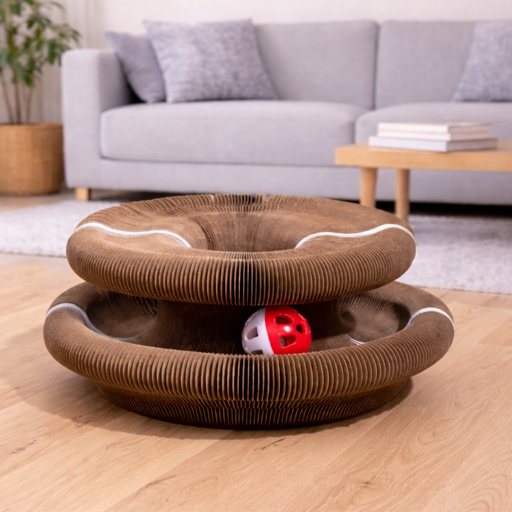 Wirbelino - Kratzkreisel mit Kugelbahn